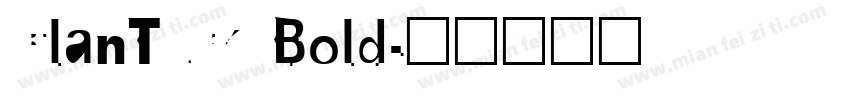 ClanTurk Bold字体转换
